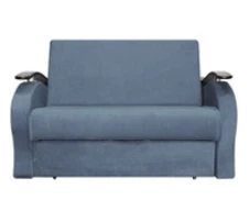 Диван аккордеон Алекс велюр серый  120