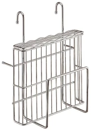 Полка навесная для ножей и досок Хром