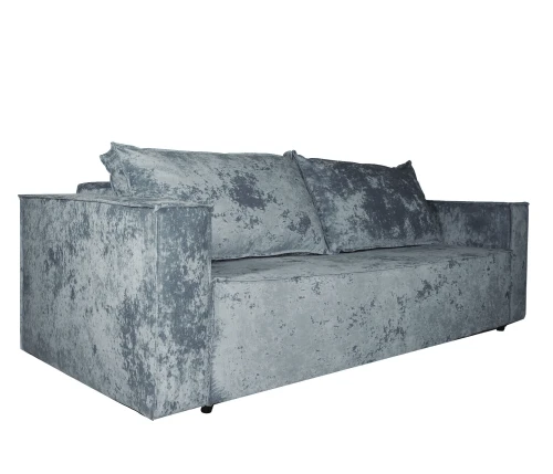 Диван еврокнижка Лофт Люкс плюш серый