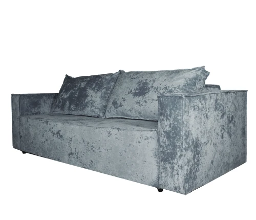 Диван еврокнижка Лофт Люкс плюш серый