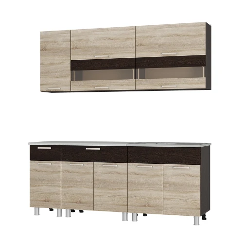 Кухня Монтана 2,0, Венге, Дуб сонома