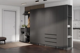 Прихожая Бали, Графит. Комплект 7