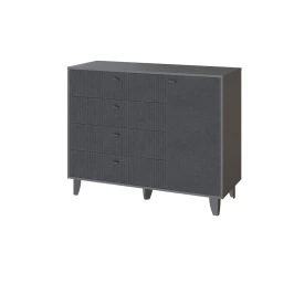 Комод Катрин-13, Графит, Гранит лофт