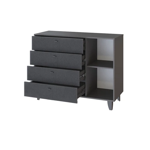 Комод Катрин-13, Графит, Гранит лофт