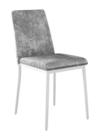 Стул DikLine 270 M13 светло-серый, ножки белые