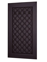 Вешалка в прихожую Оливия Н2 экокожа коричневый