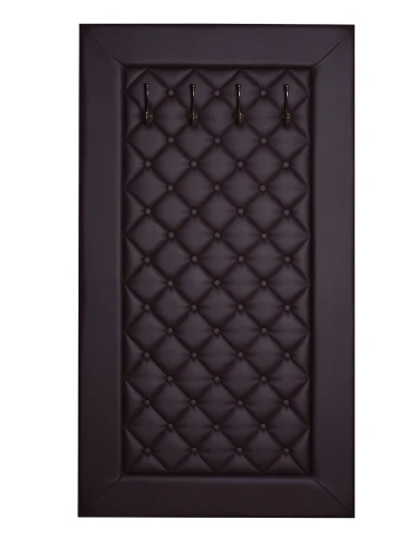 Вешалка в прихожую Оливия Н2 экокожа коричневый