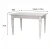 Стол обеденный Васко В 86Н белый/серебро 120/170*80