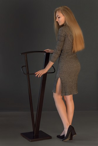 Вешалка костюмная ГАЛАНТ 344 чёрный