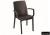 Стул B:rattan INDIANA с подлокотниками, коричневый