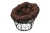Кресло для отдыха Папасан арт.D7033-MT  1уп,  ротанг искусст (черный, подушка коричневая) (В)