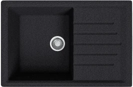 Мойка врезная Vivat 754919 1Ч1К МатЧерный