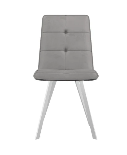 Стул DikLine 280 B22 GREY, ножки белые