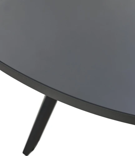 Стол ДАРИО D110 раскладной Черный, стекло/ Черный каркас М-City