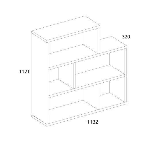 Стеллаж Н110, DIESEL , цвет дуб мадура
