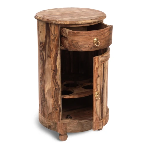 Бар Бомбей -1769   палисандр, 76,5хD45см, Natural tinted (натуральный тонированный)