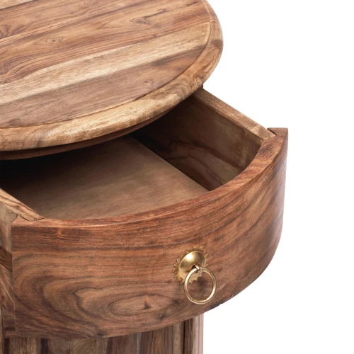 Бар Бомбей -1769   палисандр, 76,5хD45см, Natural tinted (натуральный тонированный)