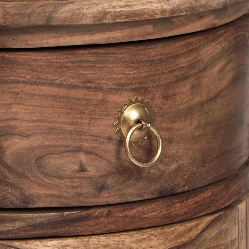 Бар Бомбей -1769   палисандр, 76,5хD45см, Natural tinted (натуральный тонированный)