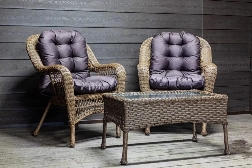 Комплект мебели из искусственного ротанга Мэдисон (Medison) Balcony Set с подушками на сидение и спинку