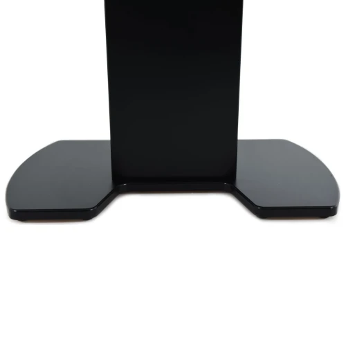 Стол «Будапешт» 130x80 стекло серое, черный