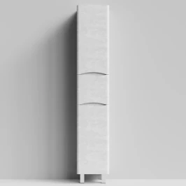 Пенал Адель 35 (1 ящик, 2 двери) напольный, Белый камень ПВХ 57805, правый