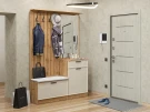 Готовая прихожая Стиль-02 Cream Silk Дуб Вотан