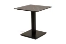 "Каффе" стол из HPL квадратный 70х70см, цвет "серый мрамор", подстолье стальное