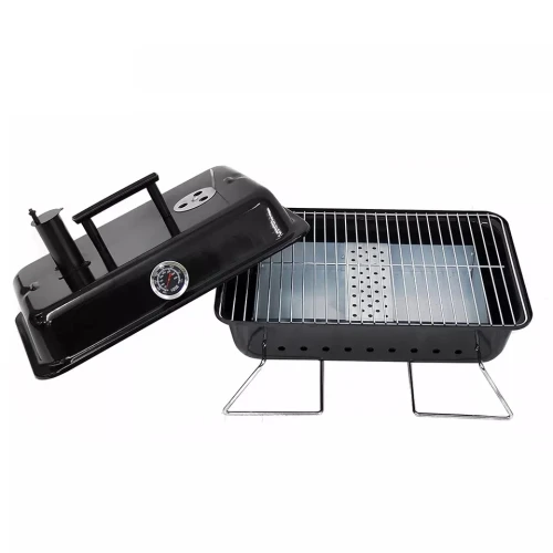 Походный угольный гриль барбекю Camping BBQ grill 44*31*31 см, вес 12 кг