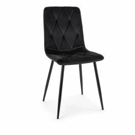 Стул SIGNAL TOM Velvet Bluvel 19 черный/черный