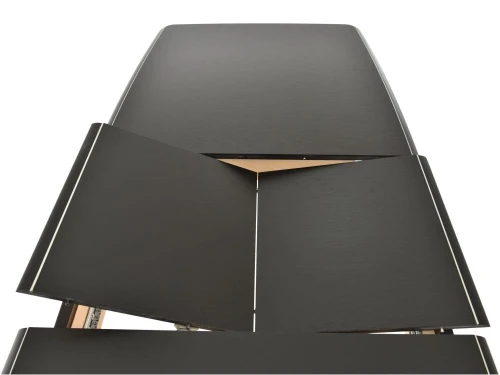 Стол «Сибарит» 140x80, эмаль черная с серебром