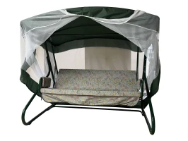 Качели садовые 3-х местные Грация с москитной сеткой арт.GS1444 "Garden story"
