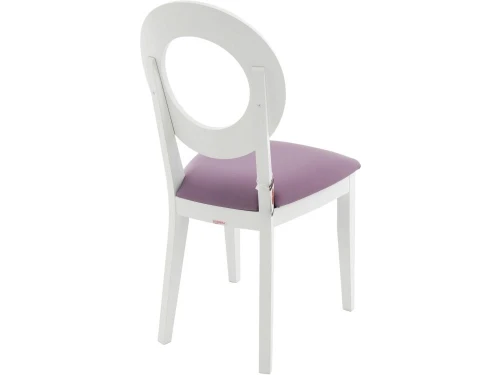 Стул «Коломбо-2» Нитро пурпл, эмаль белая