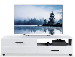 Тумба ТВ «Йорк» 1д1ящ ЛВ, Белый/белый глянец