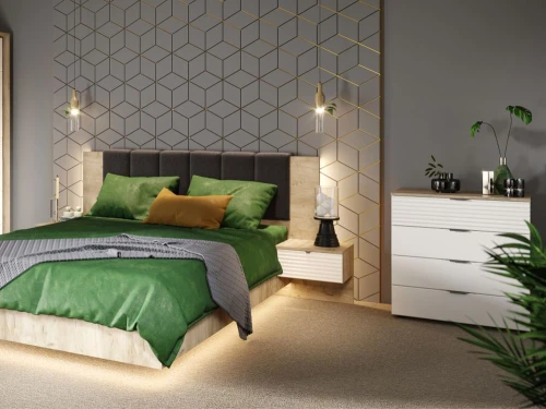 Спальня «Джулия» 3 дв шк, Крафт серый/белый глянец