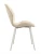 DC829 Стул мягкий, БЕЖЕВЫЙ#G62-03 велюр, каркас металл белый КРУГЛЫЙ