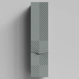 Пенал Эйфория 35 F4, пример RAL 7005 Мышино-серый, матовая, подвесной, левый