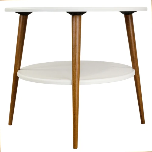 Стол журнальный BeautyStyle 29 белый/бук