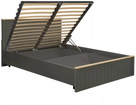 Кровать Прованс (Олмеко) 37.25-02 серый