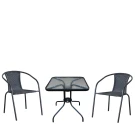 Комплект мебели Асоль LRC03/LRT03-60x60 Black (2+1) Комплект мебели Асоль LRC03/LRT03-60x60 Black (2+1)