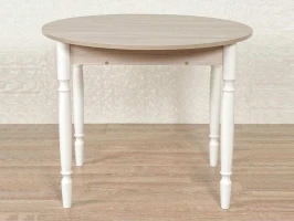 Стол круглый СМ ДСП ясень светлый