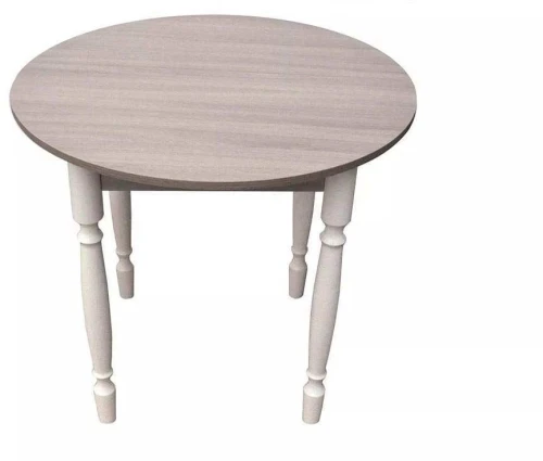Стол круглый СМ ДСП ясень светлый