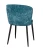 Стул DikLine 347 M19 бирюза, ножки черные