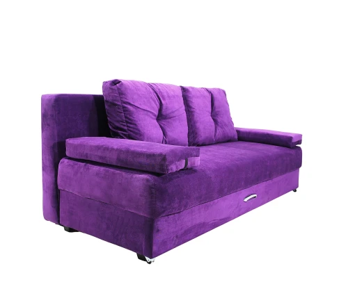 Диван-еврокнижка Амстердам мини люкс фиолетовый