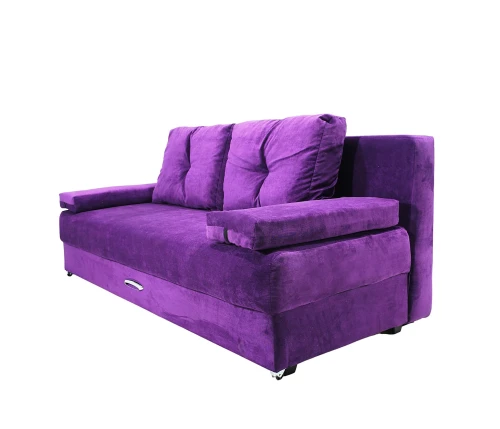 Диван-еврокнижка Амстердам мини люкс фиолетовый