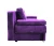 Диван-еврокнижка Амстердам мини люкс фиолетовый