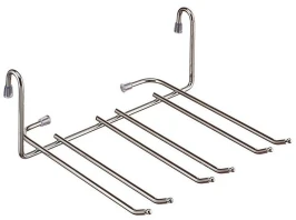 Полка навесная для фужеров Хром