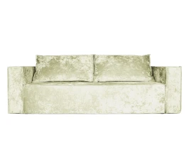 Диван еврокнижка Лофт Люкс плюш бежевый