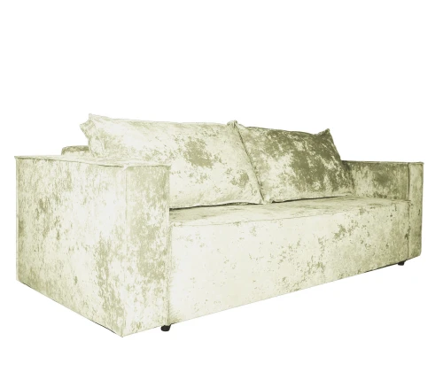 Диван еврокнижка Лофт Люкс плюш бежевый