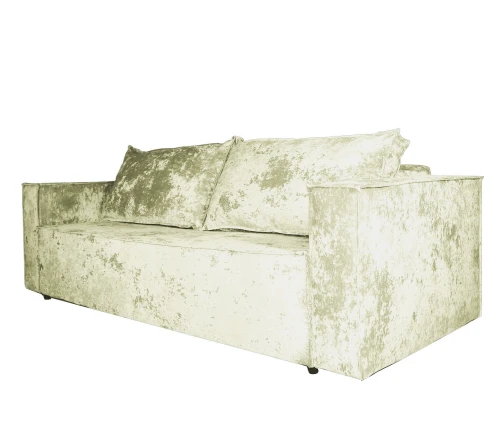 Диван еврокнижка Лофт Люкс плюш бежевый