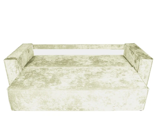 Диван еврокнижка Лофт Люкс плюш бежевый